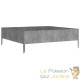 Jardinière carrée en acier Corten 100x100x33.5 cm – Design & Volume