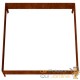 Jardinière carrée en acier Corten 100x100x33.5 cm – Design & Volume