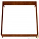 Jardinière carrée en acier Corten 100x100x41 cm – Grand Volume Jardin