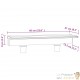 Lame d'eau Cascade Acrylique LED RVB - 60 cm - Bassin, Piscine Chlore et Sel