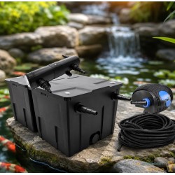 Filtre complet avec UV pour bassin de jardin : 10 à 15 m³ avec poissons
