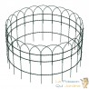 Grillage Souple Bordure Décorative Vert 0,65 x 10 m - Acier PVC Fil Ø 2 mm
