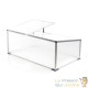 Mini Serre de Jardin Aluminium 100 x 60 x 40 cm - Châssis de Couche Polycarbonate