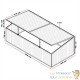 Mini Serre de Jardin Aluminium 100 x 60 x 40 cm - Châssis de Couche Polycarbonate