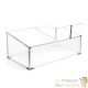 Mini Serre de Jardin Aluminium 100 x 60 x 40 cm - Châssis de Couche Polycarbonate