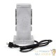 Multiprise de Jardin Quadruple 4 Prises - Aspect Colonne Granit Gris IP44 avec Piquet