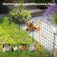 Clôture de Bassin et Jardin Vert Fil de Fer 2,5mm Maille 65x65mm Hauteur 78cm 5 Panneaux