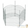 Clôture de Bassin et Jardin Vert Fil de Fer 2,5mm Maille 65x65mm Hauteur 78cm 5 Panneaux