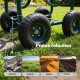 Chariot Dévidoir Tuyau d'Arrosage Mobile 70m 3/4" (19mm) sur Roues Métal Jardin