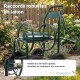 Chariot Dévidoir Tuyau d'Arrosage Mobile 70m 3/4" (19mm) sur Roues Métal Jardin