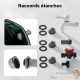 Lot de 2 Récupérateurs Eau de Pluie Pliable 500L Citerne Souple PVC avec Robinet et Couvercle