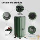 Récupérateur Eau de Pluie Pliable 100L Citerne Souple PVC avec Robinet et Couvercle