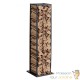 Range-Bûches d'Intérieur Hauteur 112 cm Support Bois de Chauffage Acier Thermolaqué