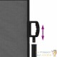 Auvent Latéral Rétractable 100 x 500 cm Brise-Vue Anthracite Terrasse Balcon