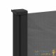 Auvent Latéral Rétractable 100 x 500 cm Brise-Vue Anthracite Terrasse Balcon