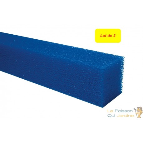2 Mousses de Filtration Bassin 100 x 10 x 10 cm Maille Large