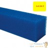 Lot de 5 Mousses de Filtration Bassin 100 x 10 x 10 cm Maille Large