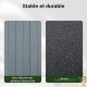Niche pour Chien Maison de Luxe XL Bois Grise avec Terrasse et Toit Bitumé