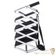 Escalier Pliable pour Chien 5 Marches Aluminium 120 x 43 cm Charge 68kg