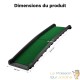 Rampe Pliable Chien Voiture 155 x 40 cm Gazon Synthétique Antidérapant 75kg