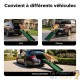 Rampe Pliable Chien Voiture 155 x 40 cm Gazon Synthétique Antidérapant 75kg