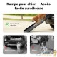 Rampe d'Accès Pliable pour Chien Voiture 156 x 40 cm Plastique Antidérapant 75kg