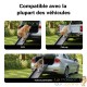 Rampe d'Accès Pliable pour Chien Voiture 156 x 40 cm Plastique Antidérapant 75kg