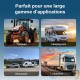 Kit Feux Arrière pour Remorque 5 Fonctions 12V Câble 5m Fiche 13 Broches