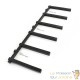 Étagère Murale Charge Lourde 6 Niveaux Rack Cantilever Bois et Tubes 300 kg