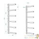 Étagère Murale Charge Lourde 6 Niveaux Rack Cantilever Bois et Tubes 300 kg