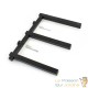 Étagère Murale Charge Lourde 3 Niveaux Rack Cantilever Bois et Tubes 150 kg