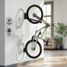 Range-Vélo Mural Pivotant et Télescopique Acier Charge Max 35 kg VAE & VTT