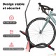 Range-Vélo Vertical de Sol Autoporteur 24-29 pouces Charge 30 kg Sans Perçage