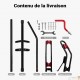 Range-Vélo Vertical de Sol Autoporteur 24-29 pouces Charge 30 kg Sans Perçage