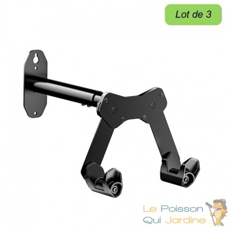 3 Range-Vélos Verticaux de Sol Autoporteur 24-29 pouces Charge 30 kg Sans Perçage
