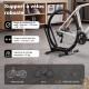 Support Vélo Autoportant Pliable par Roue Arrière 450x365x540 mm Charge Max 35 kg