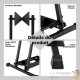 Lot de 2 Supports Vélos Autoporteurs Pliables par Roue Arrière 450x365x540 mm Charge 70 kg (2x35 kg)