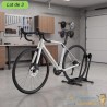 Lot de 3 Supports Vélos Autoporteurs Pliables par Roue Arrière 450x365x540 mm Charge 105 kg (3x35 kg)