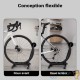 Lot de 4 Supports Vélos Autoporteurs Pliables par Roue Arrière 450x365x540 mm Charge 70 kg (2x35 kg)