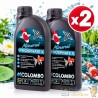 Lot de 2 Réducteurs de Phosphates 1000 ml Anti-Algues Préventif pour Bassins de Jardin