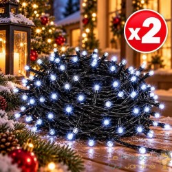 Guirlande de Noël Blanc Froid 40m 400 LED Qualité et sublime