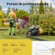 Pompe d'Arrosage de Jardin Électrique 1200W Refoulement 48 m Profondeur 8 m avec Préfiltre