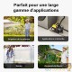 Pompe d'Arrosage de Jardin Électrique 1200W Refoulement 48 m Profondeur 8 m avec Préfiltre