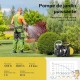 Pompe d'Arrosage de Jardin Électrique 1200W Refoulement 48 m Profondeur 8 m avec Préfiltre