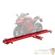 Chariot de Manœuvre Moto Roulant Charge Max 570 kg Aide au Rangement Garage et Atelier