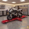 Chariot de Manœuvre Moto Roulant Charge Max 570 kg Aide au Rangement Garage et Atelier