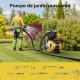 Station d'Eau Domestique 1000W 3500 l/h Refoulement 44 m Aspiration 8 m Réservoir Fer 19 l